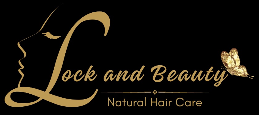 The logo for lock and beauty natural hair care